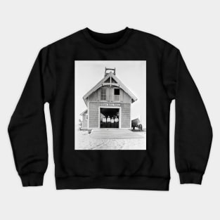 Kitty Hawk Life Saving Station, 1902. Vintage Photo Crewneck Sweatshirt